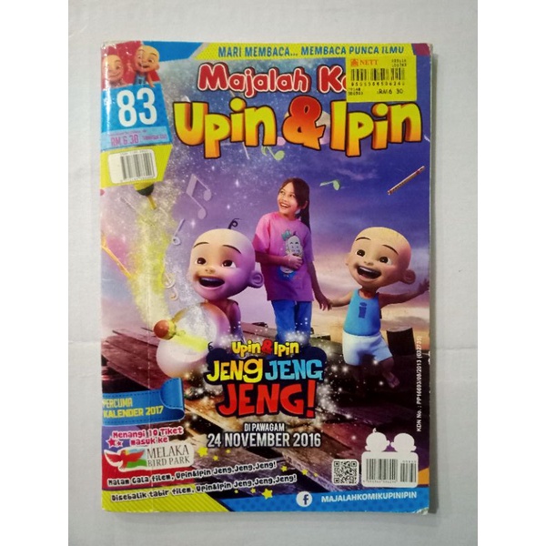 Majalah Komik Upin And Ipin Preloved Shopee Malaysia