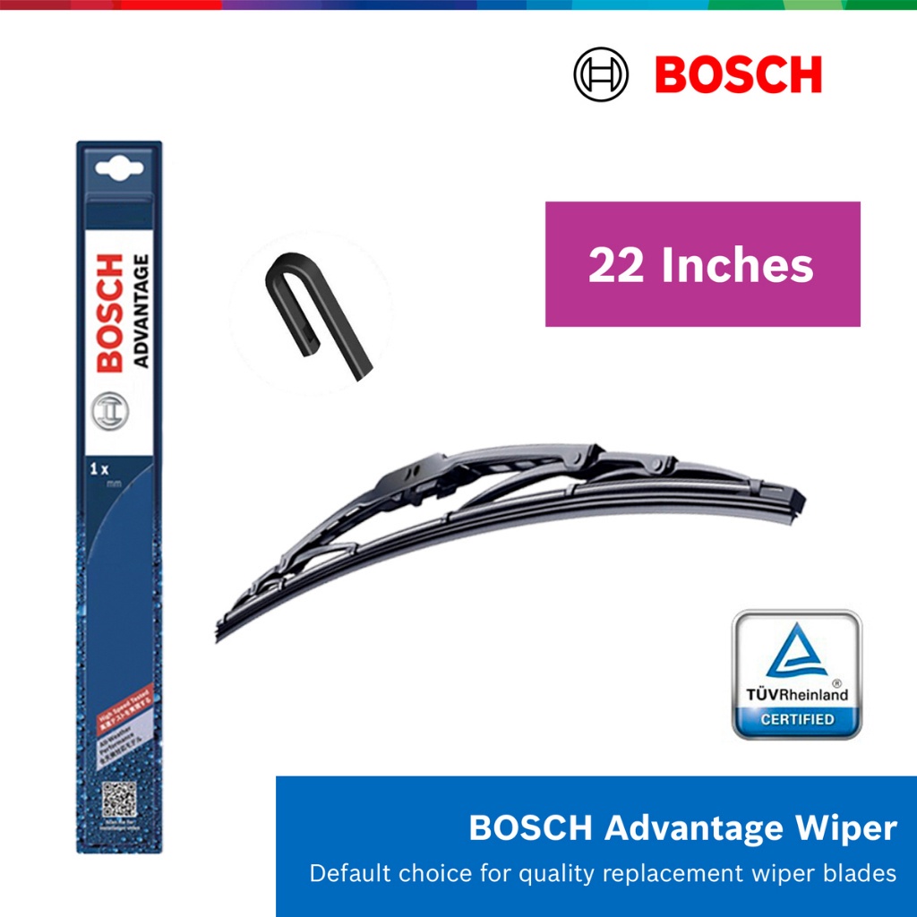 BOSCH Advantage Car Windshield Wiper UHook (1pc) for Honda / Mazda
