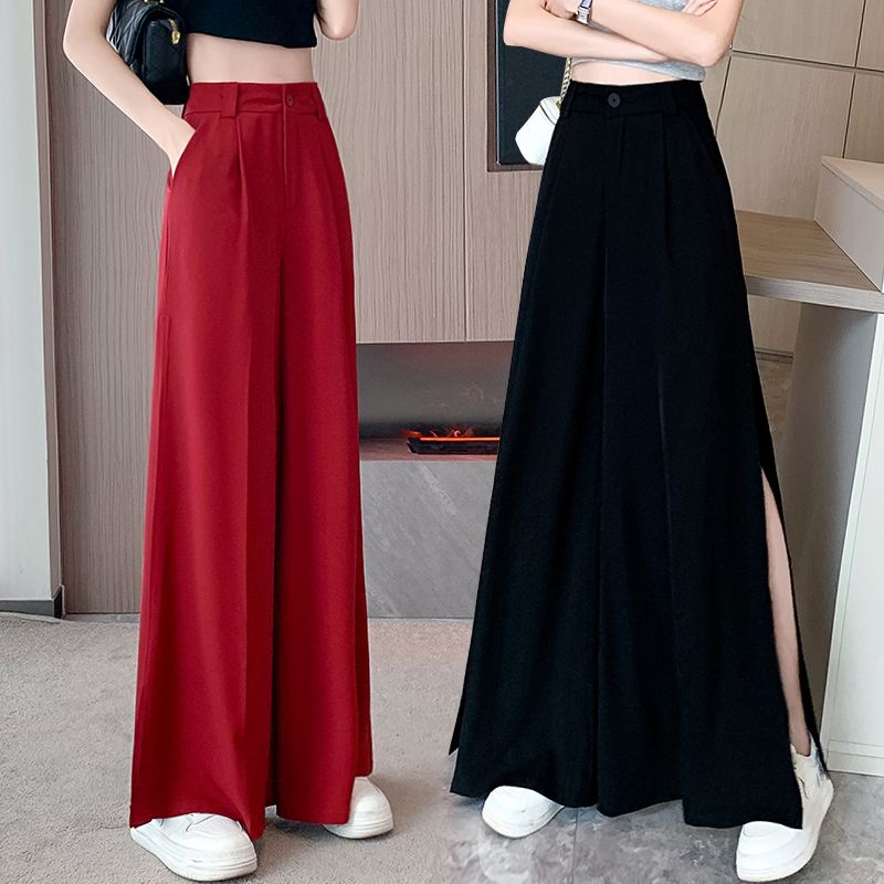 Wide-leg Pants Women High-Waist Drape Korean Version Thin Style