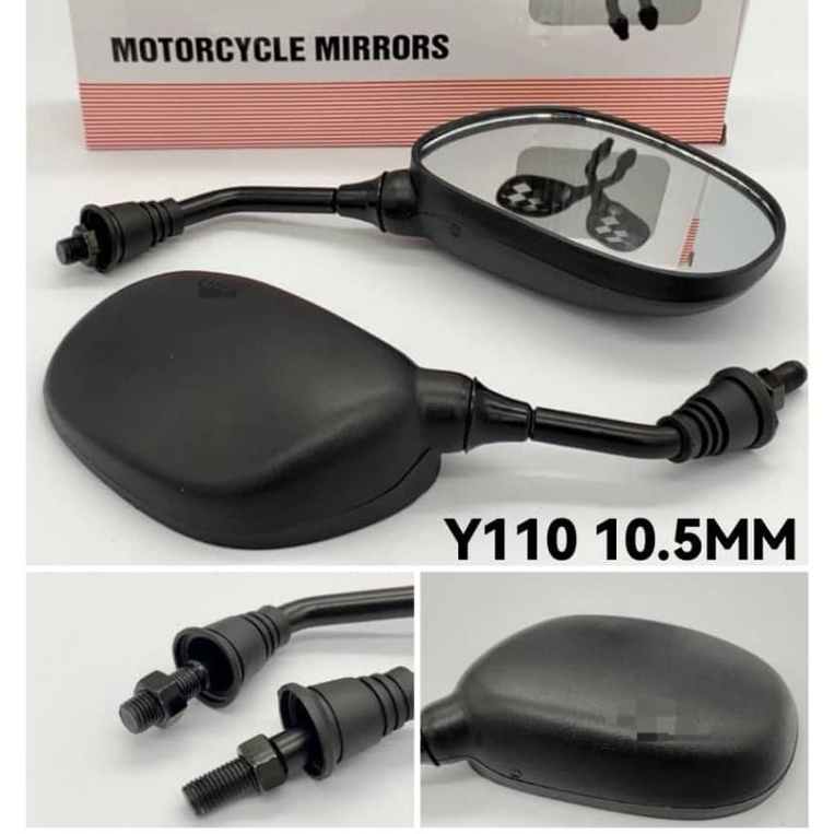 Side mirror cermin motor (y110) yamaha y100 y110 y125z y15zr srl (semua yamaha boleh pakai