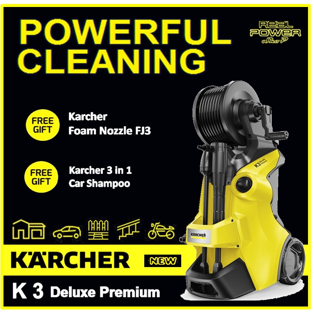 [ Free Gifts ] Karcher K3 Deluxe Premium [ Ready stock / Full Set New ] New  Arrival Model