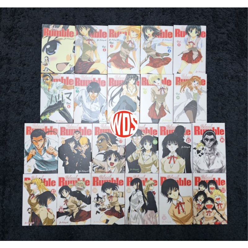 School Rumble English Manga Volumes 1-16, Del Ray books Jin