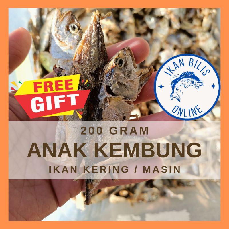 Ikan Masin Muslim Kembung Kecil Kering Tanjung Dawai Murah Shopee