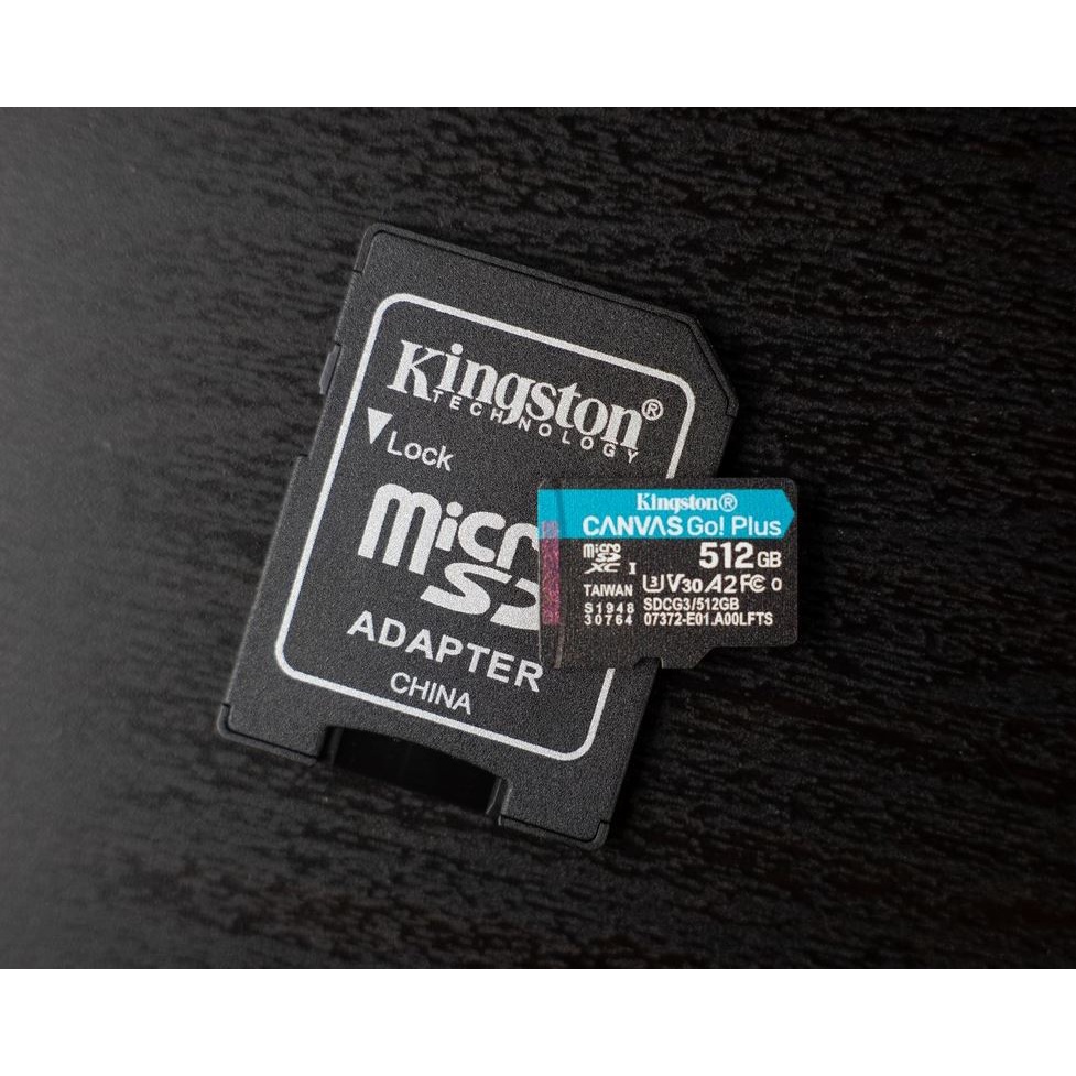 Kingston Canvas GO PLUS Micro SD Card 64GB / 128GB / 256GB for 4K Video Memory Card with Adapter
