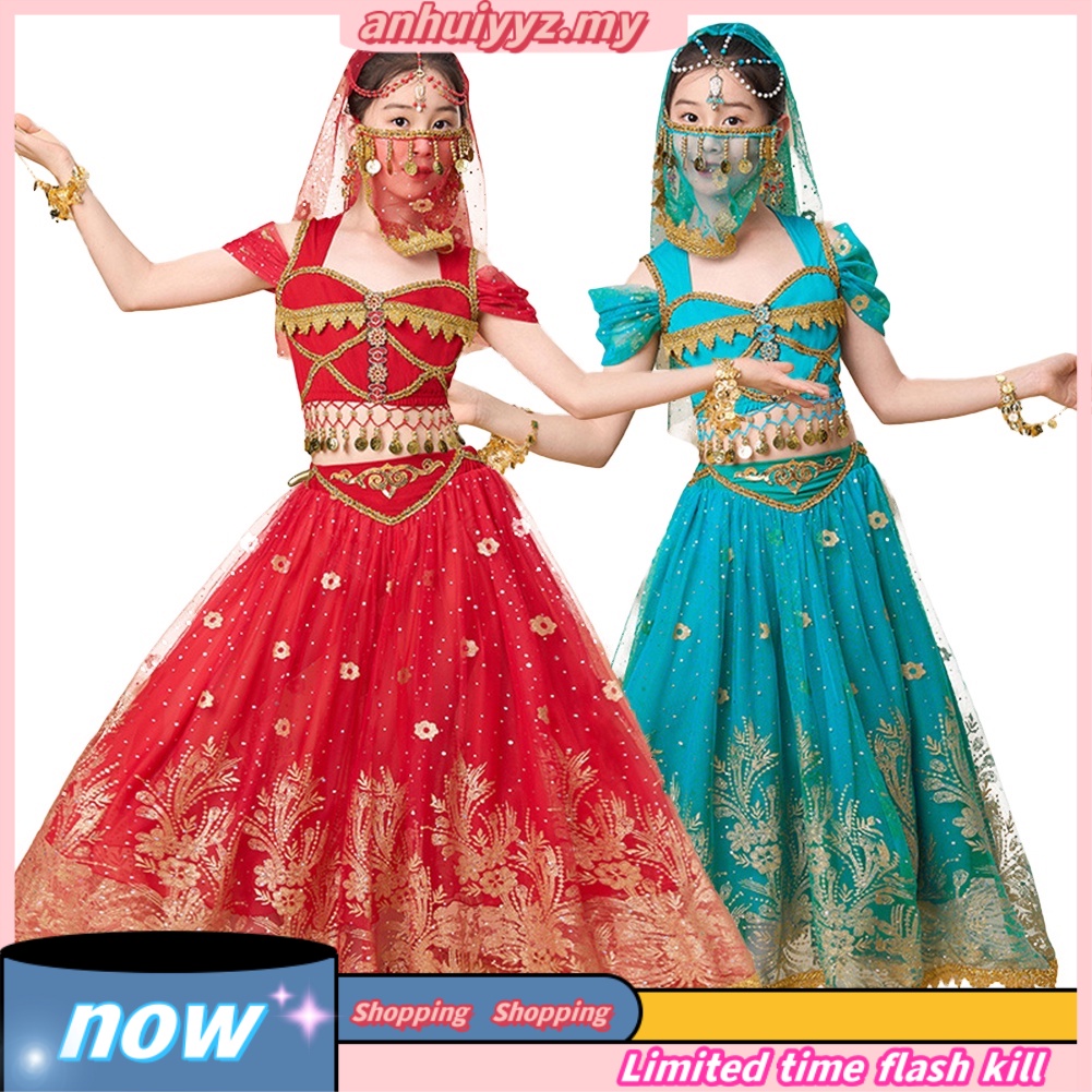 LOlanta Girls Belly Dance Halloween Costumes Europe America Aladdin