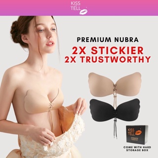 Kiss & Tell A-F Cup Nubra Push Up Butterfly Stick On Bra Wedding Silicone  Invisible Reusable Adhesive 隐形聚拢胸贴乳贴