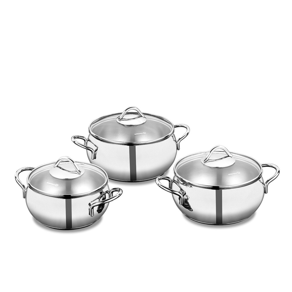 Korkmaz Tombik Jr. Stainless Steel Cookware Set (6 Pcs) | Shopee Malaysia