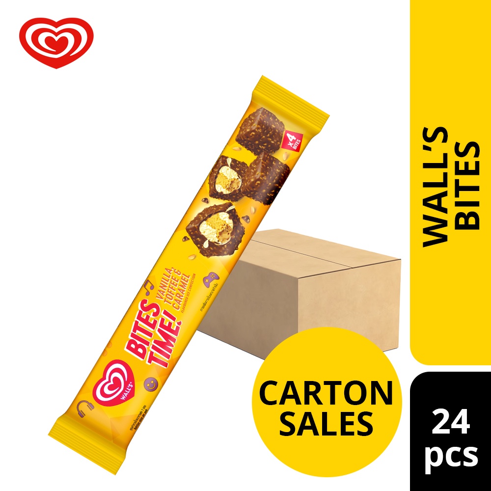 [CARTON SALES] Wall's Bites Times Ice Creams (24 packets) Shopee Malaysia