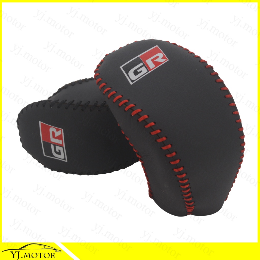 For Toyota Vios Yaris genuine leather gear knob cover Fortuner Harrier