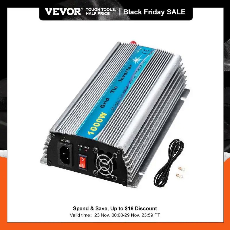 KRXNY 1000W Grid Tie Inverter - DC To AC Power Malta