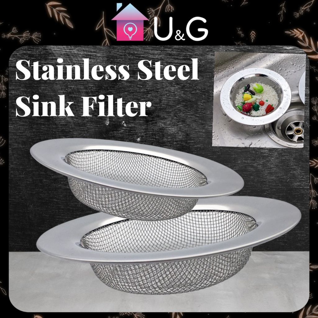 UG Stainless Steel Sink Filter Mesh Drain Strainer Sink Filter Strainer