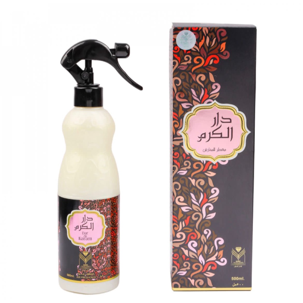 DAR AL KARAM Air freshener from Saudi Arabia 350ml Long lasting 500 ML