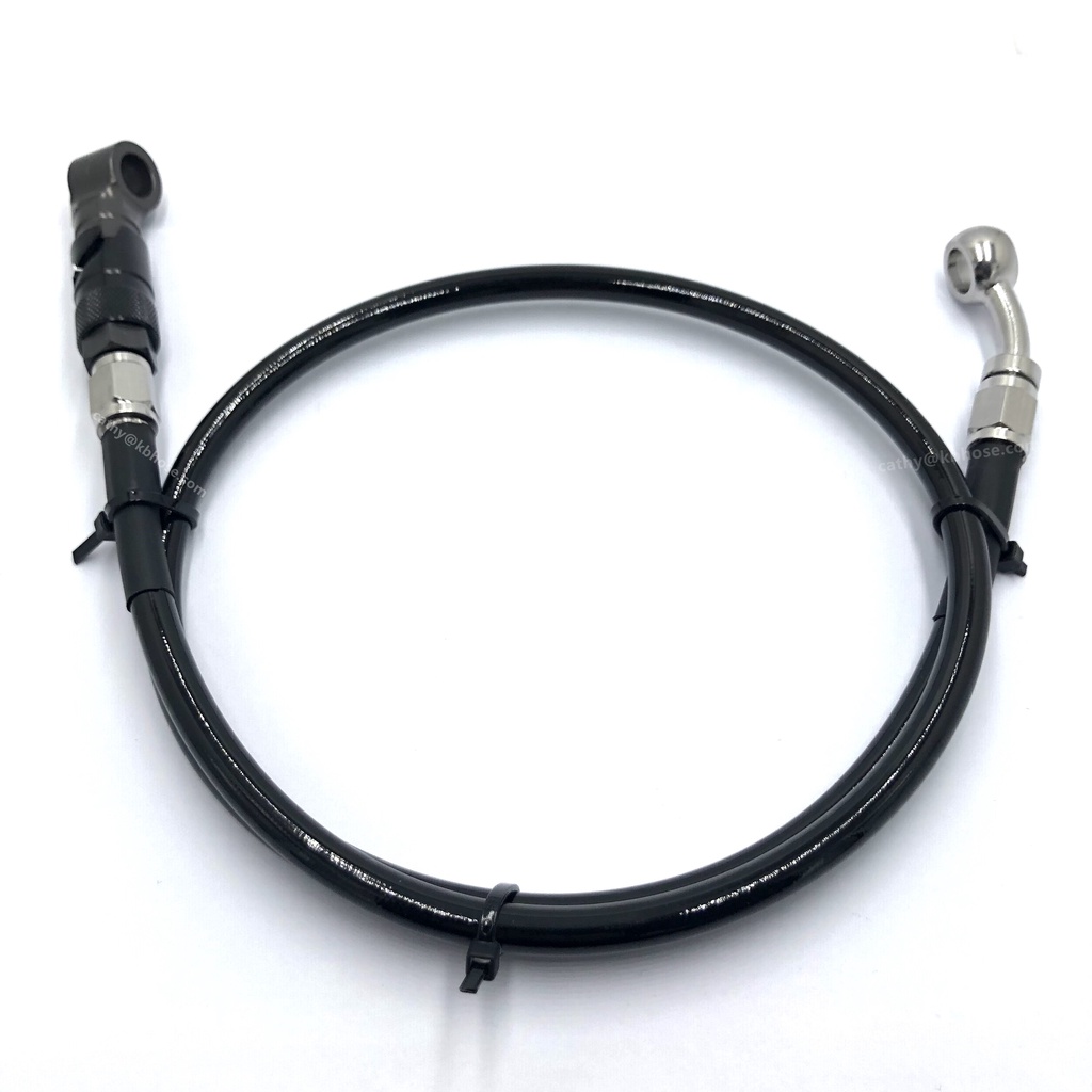 3AN AN3 3.2mm SS Stainless steel braided nylon/ptfe brake oil hose line
