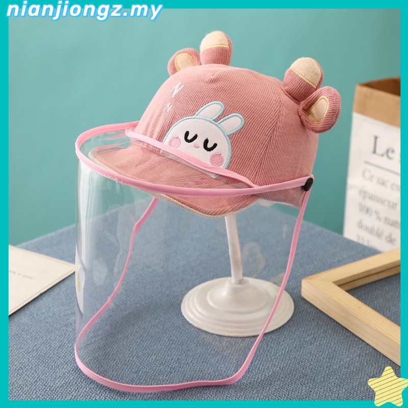Kids Face Hat Baby Face Shield Hat Cap Kids Anti Spitting Protective