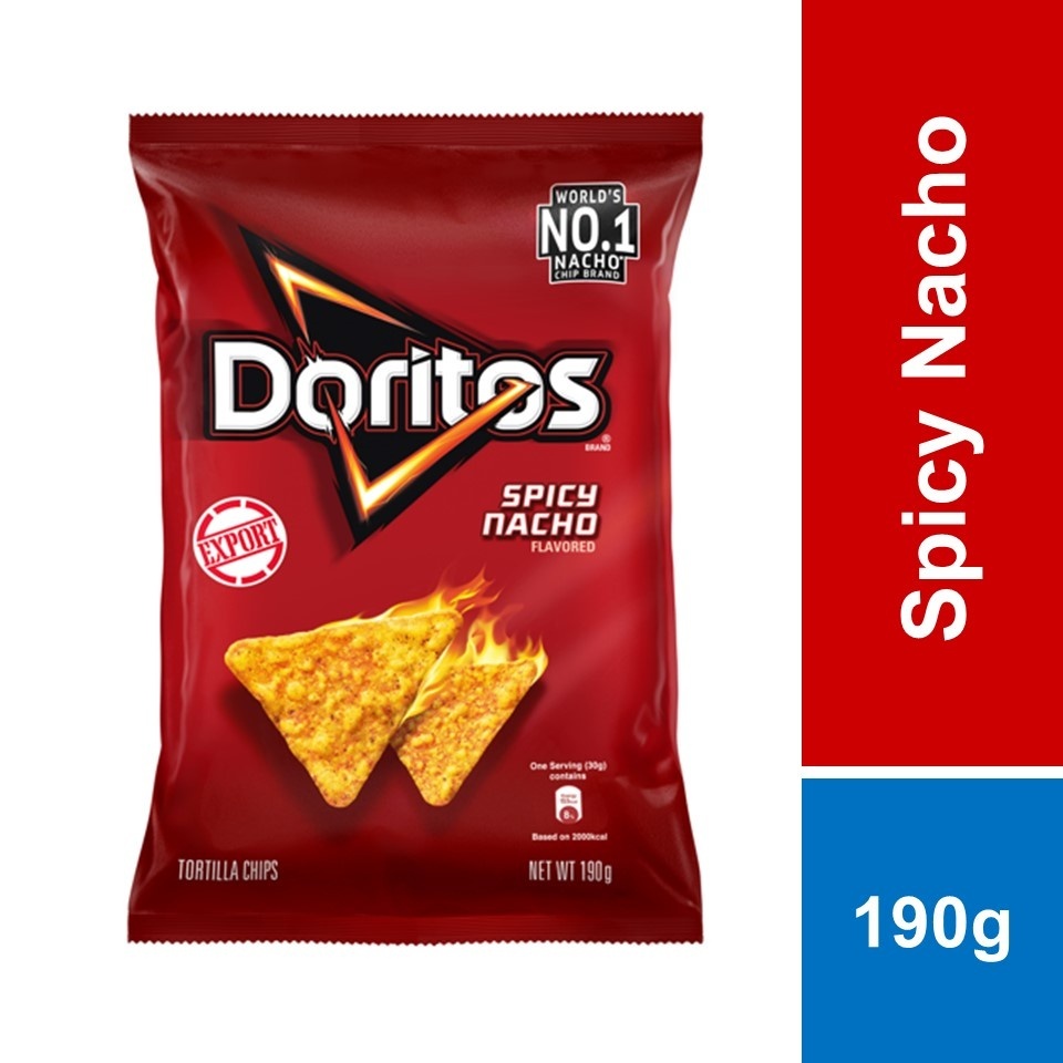 Doritos Spicy Nacho Tortilla Chips Snack 190g Shopee Malaysia 5699