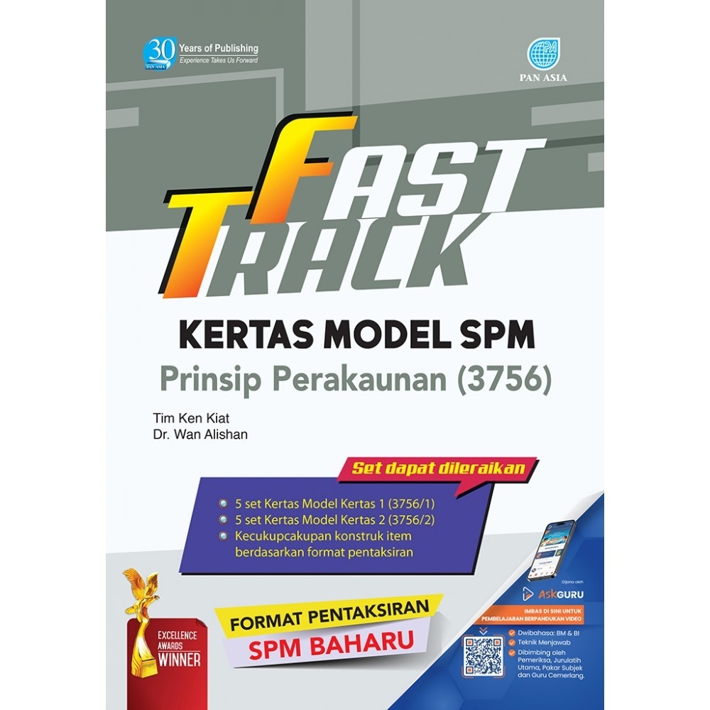 Pan Asia 2024 Fast Track Kertas Model SPM Prinsip Perakaunan (3756