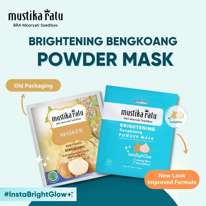 Mustika Ratu Masker Pack Face Mask Masker Serbuk 15g (Brightening ...