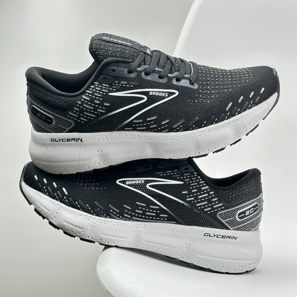 New Brooks Glycerin 20 Running Shoes Men's Cushioned Marathon Nitrogen