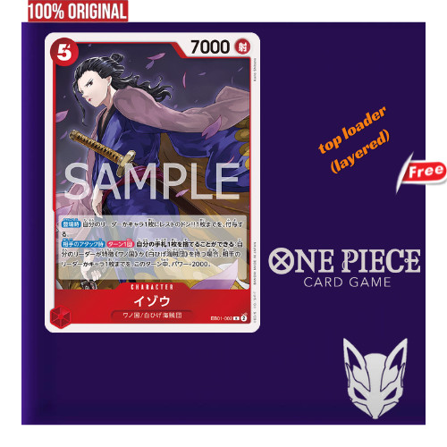 ORIGINAL Izo Character R optcg one piece card | Shopee Malaysia