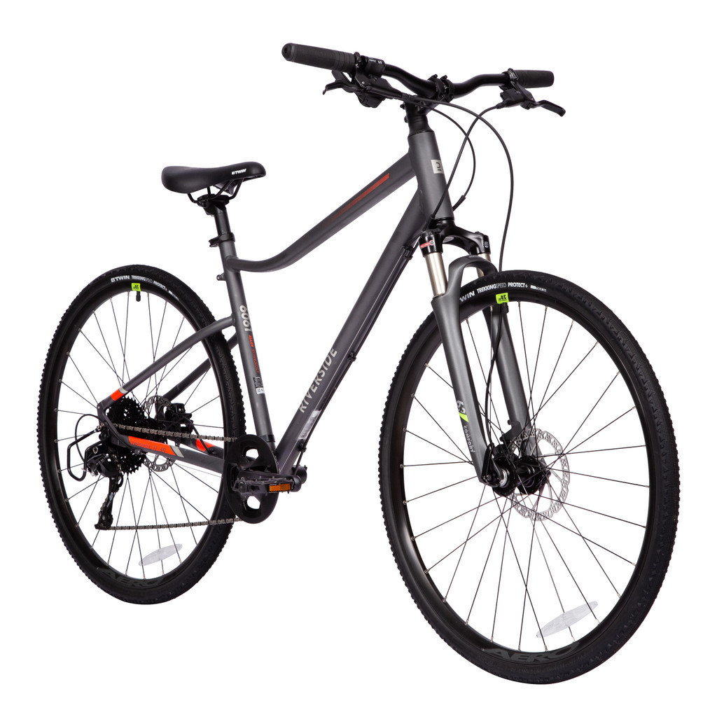 Decathlon Bike Trekking Hybrid Bike Riverside 900 10 Speed Hydraulic Disc Brake Lightweight Riverside Shopee Malaysia