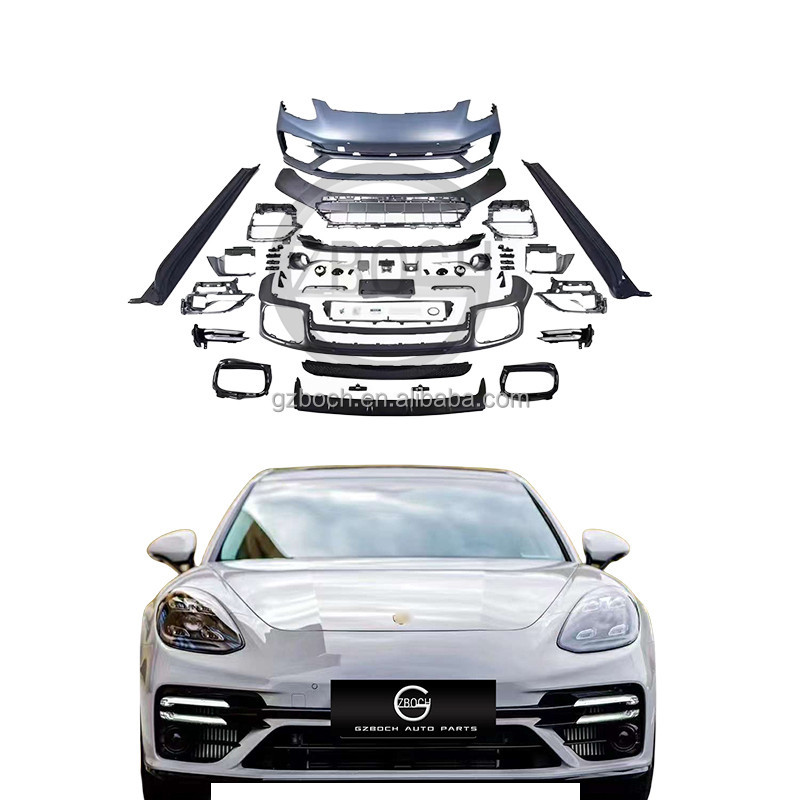 Auto parts for Porsche Panamera 971 facelift Turbo model body kit front ...