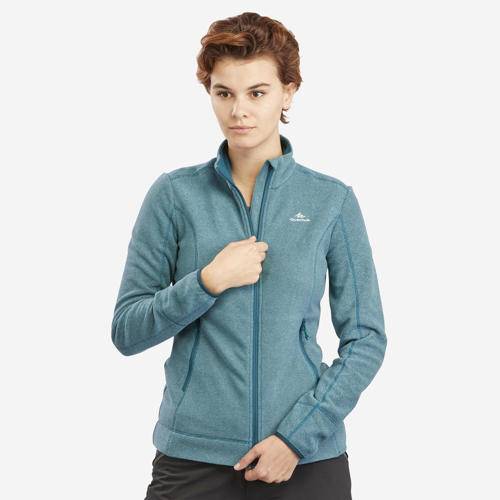 Decathlon Mountain Hiking Women Hiking Fleece Jacket Mh120 Lightweight Breathable Quechua Shopee Malaysia