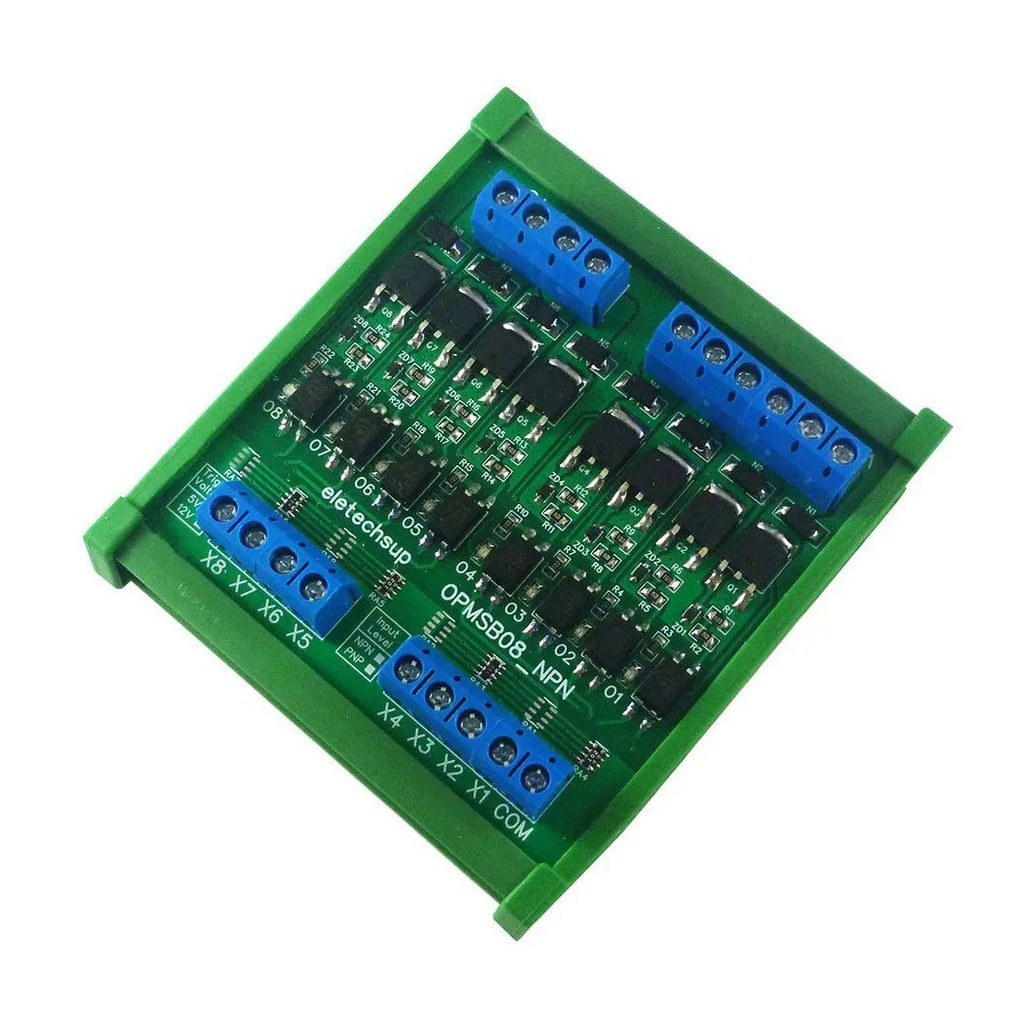 8CH Digital Logic Level Converter DC 3.3V 5V 12V 24V NPN/PNP Inverter ...