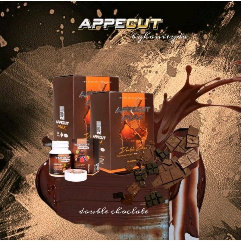 DOUBLE CHOCLATE + VENOCUT SET 30 HARI | sugar free | Shopee Malaysia