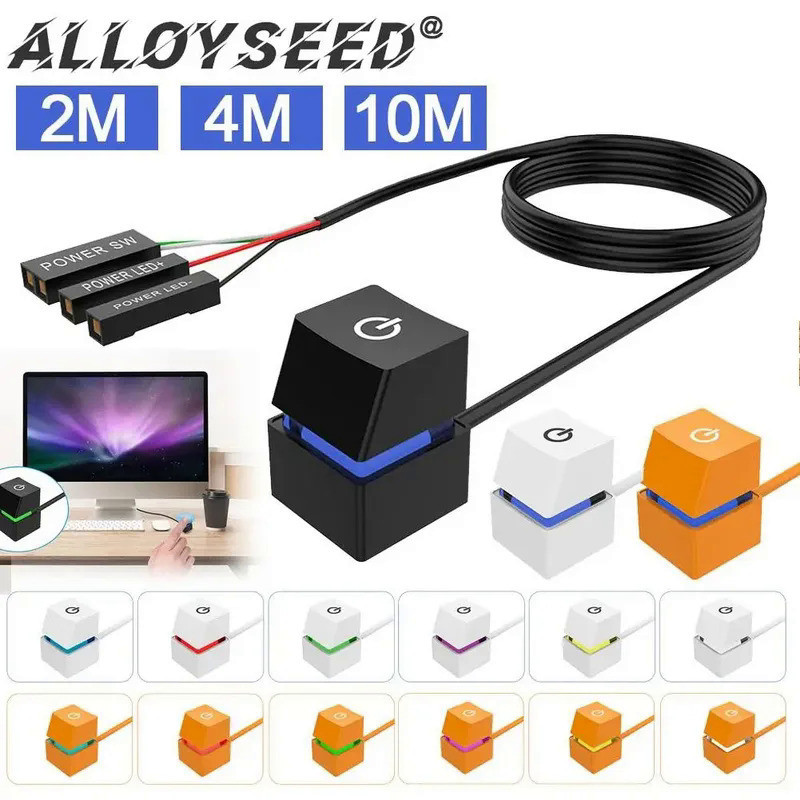 Newly launched 10M-1.65M Desktop puter PC Power Button Switch External ...