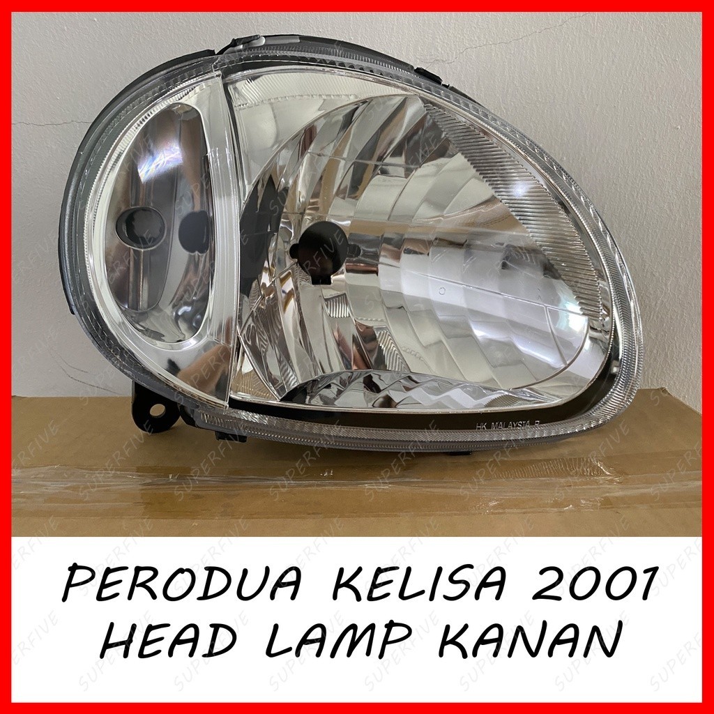 PERODUA KELISA (2000 2006) HEAD LAMP / LAMPU DEPAN / LAMPU BESAR *NEW