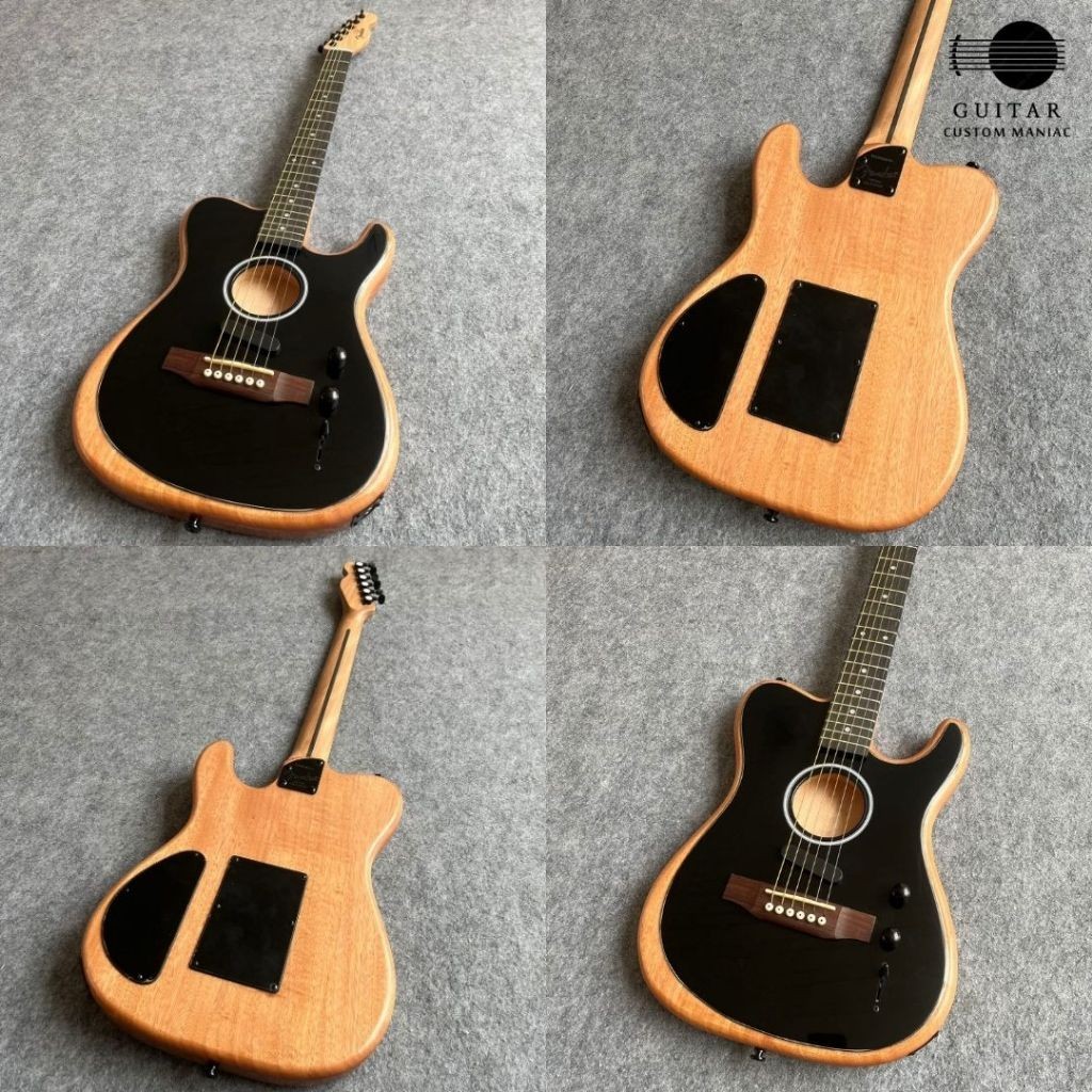 GCM Custom Made Telecaster Acoustasonic Series Electric Guitar Custom ...