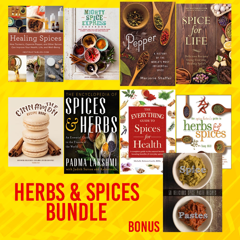 Herbs and Spices Book Bundle Herb Spice Knowledge for Cooking