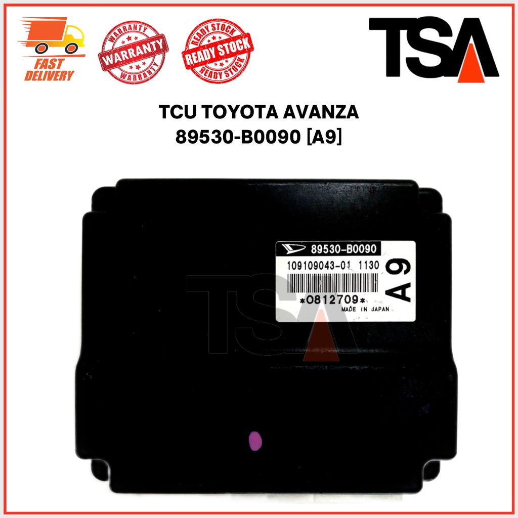 TCU TOYOTA AVANZA - 89530-B0090 (A9) GEAR BOX COMPUTER BOX | Shopee ...