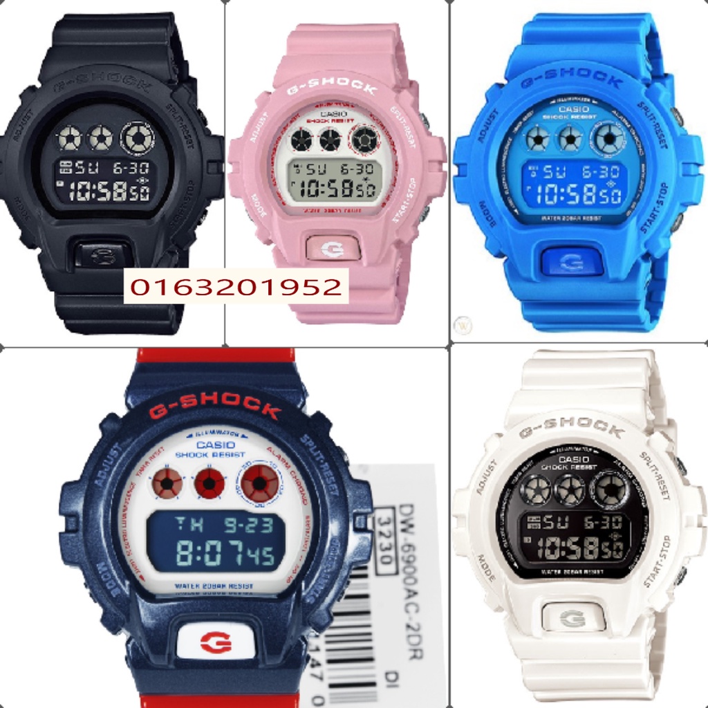 READY G STOCK G SHOCK DW6900 PL 4 Premium 1.1 Digital Men Watch