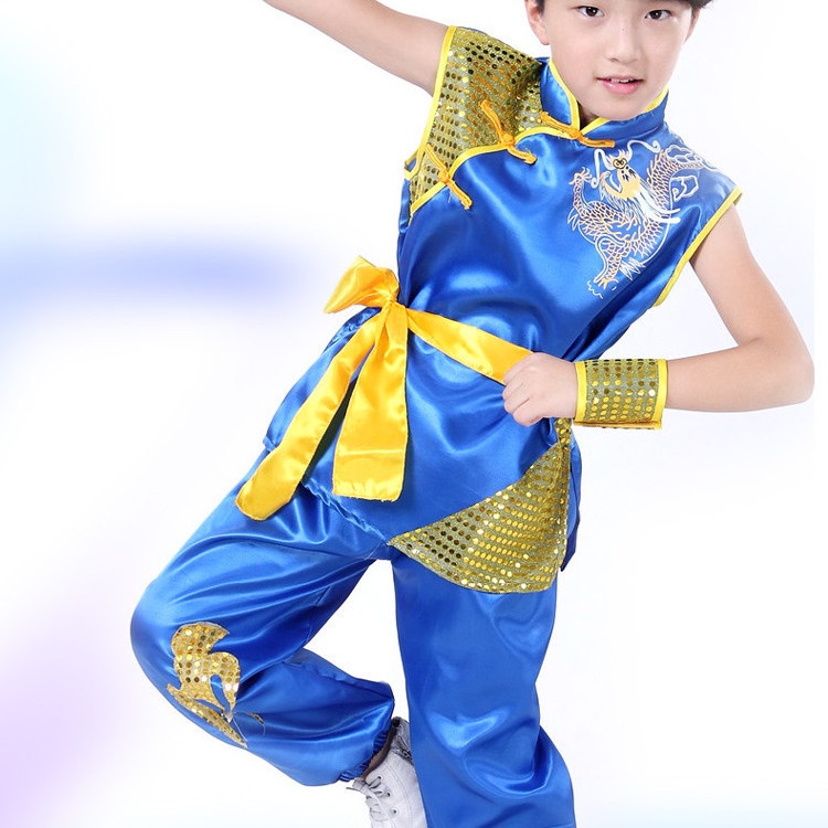 Children's Martial Arts Costume Chinese Style Dragon Dance Lion Dance