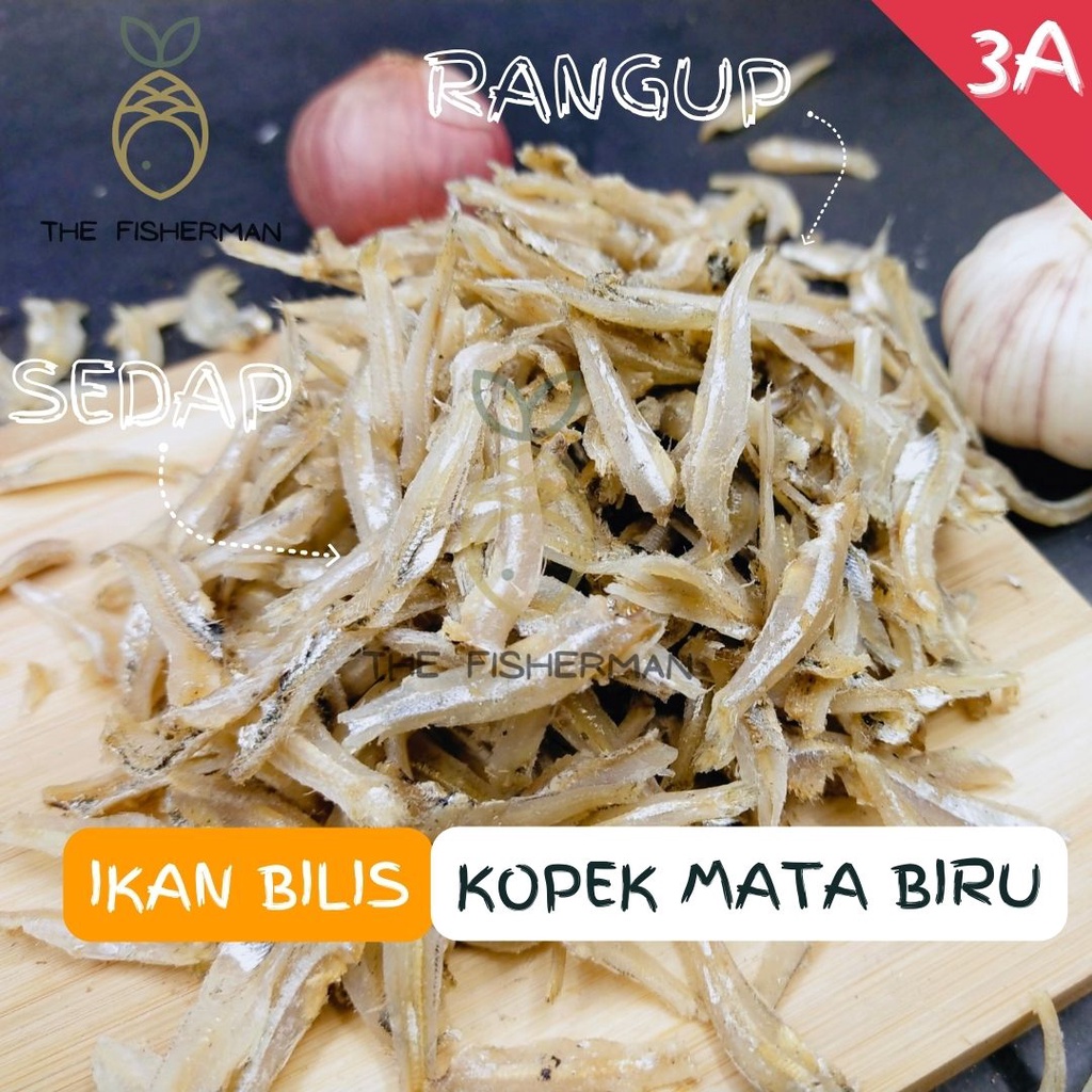 Ikan Bilis Mata Biru Kopek Murah 1kg 3A Ikan Bilis Murah Bilis Sabah ...