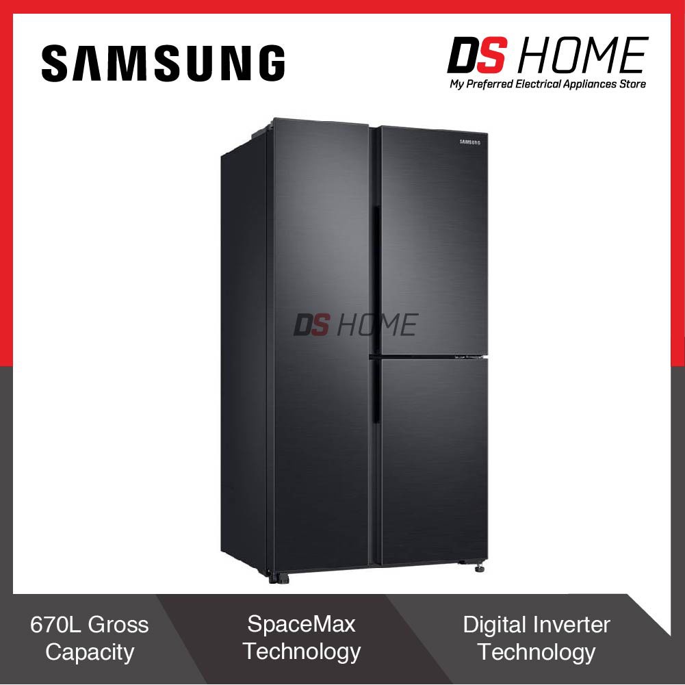 SAMSUNG RS63R5591B4/ME REFRIGERATOR SIDE BY SIDE (670L) PETI SEJUK Shopee Malaysia