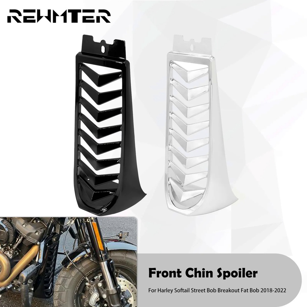 Motorcycle Front Lower Radiator Cover Chin Fairing Spoiler Frame For ...