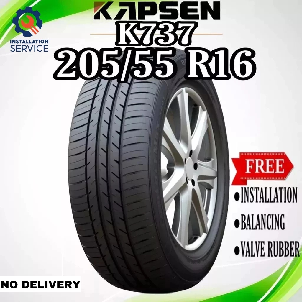 [Installation] Kapsen 205/55-16 K737 (2023 YEAR) | Shopee Malaysia