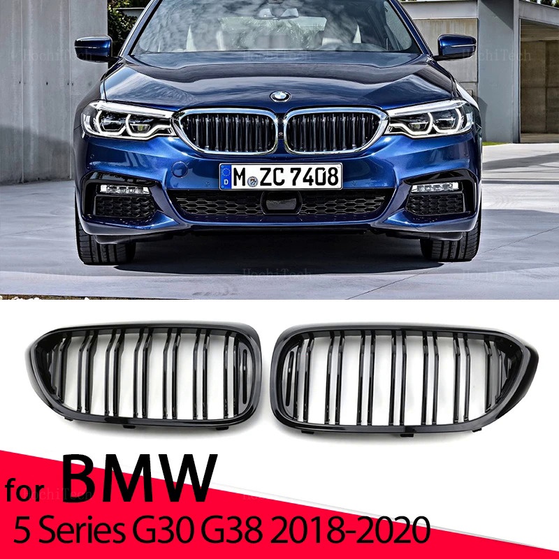 Car Front Bumper Grilles Kidney Racing Grill For BMW 5 Series G30 G38