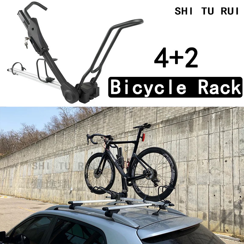 Bicycle Rack RoofTop Suction Bike Car Rack Carrier Quick Installation
