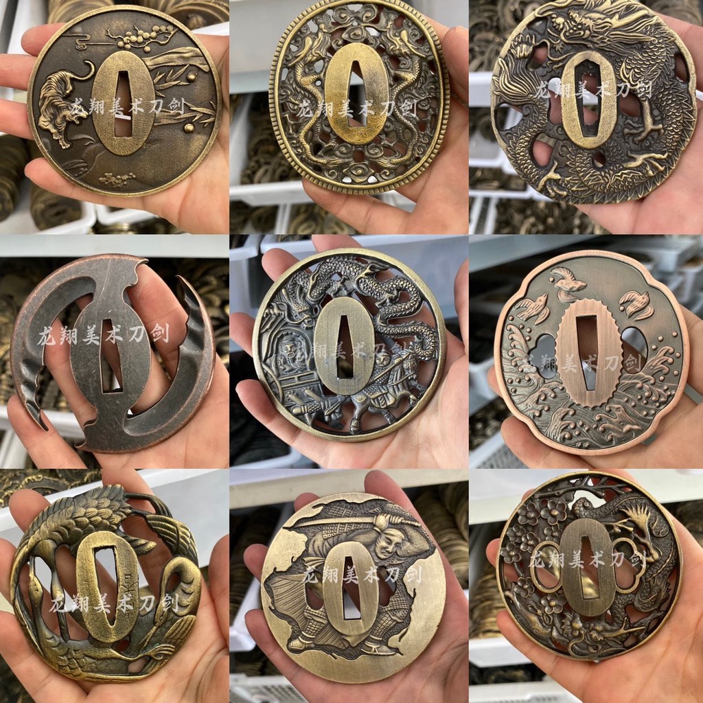 Direct Sales Japanese HandguardsAlloy Knife Cutter Plate Japanese