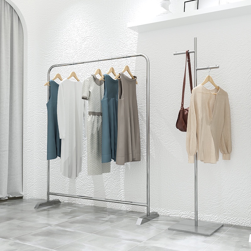 HY@ Clothing Store Display Stand Display Rack Women's Shelf Side ...