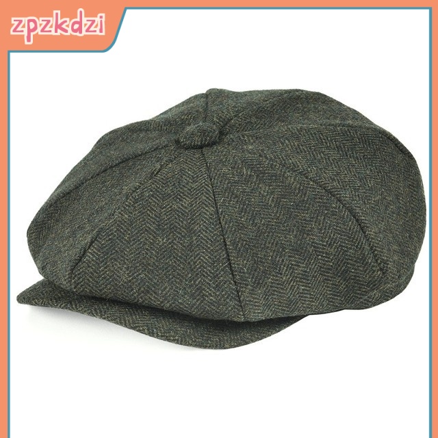 BUTTERMERE Newsboys Beret Herringbone Men Flat Caps Wool Winter Plaid ...