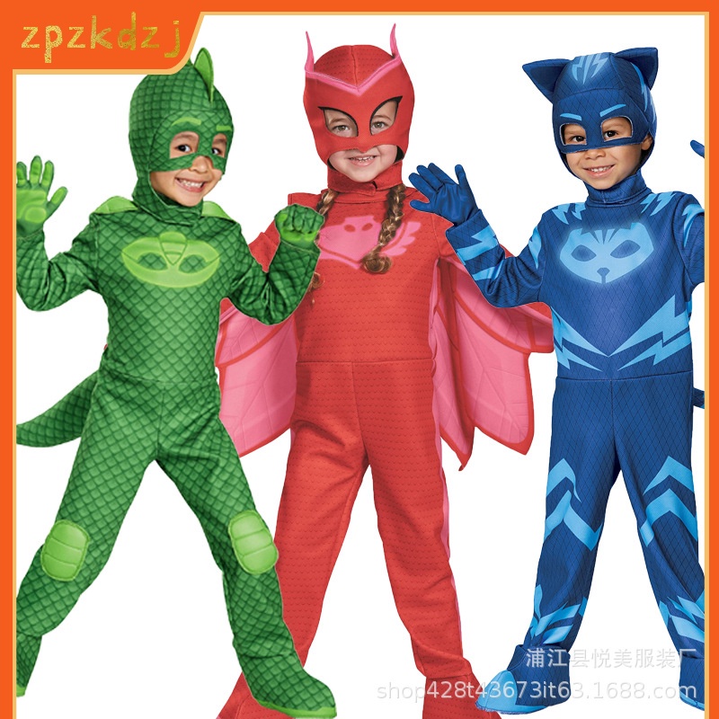 Supertrees Halloween kids costume PJ Masks Costume Toddler 312 Years Old Kids Halloween Cat Boy
