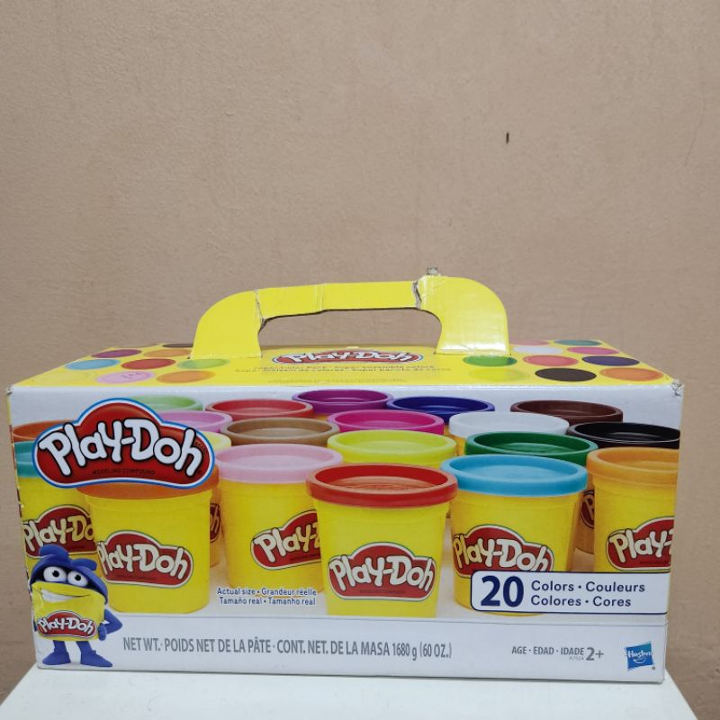 Hasbro PlayDoh Super Colour Pack (20 cans) Shopee Malaysia