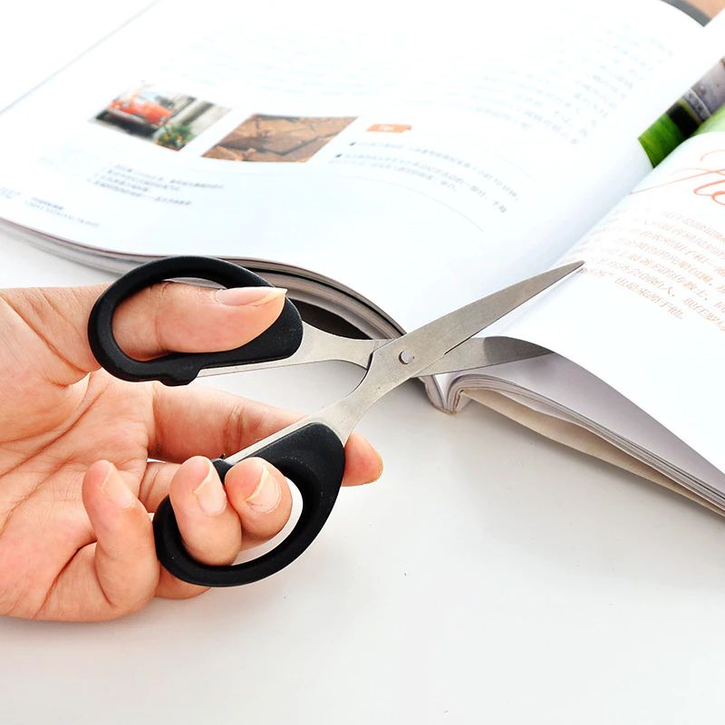 Stationary Stainless Steel Scissor Student Office Paper / Gunting，剪刀 ...