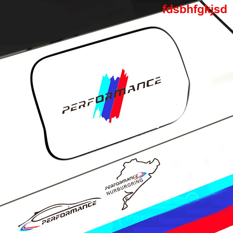 Car Fuel Tank Cap Sticker Racing Road Nurburgring Performance Decal for