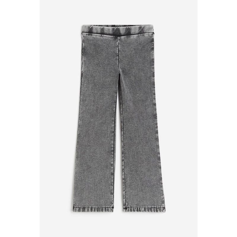 H&M - Flared leggings - Grey Medium Dusty