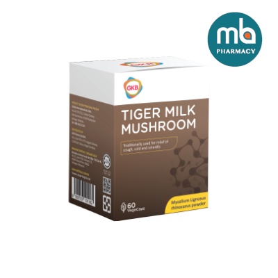[Exp: Aug 2025] GKB TIGER MILK MUSHROOM 490MG VEGECAP 60'S | Shopee ...